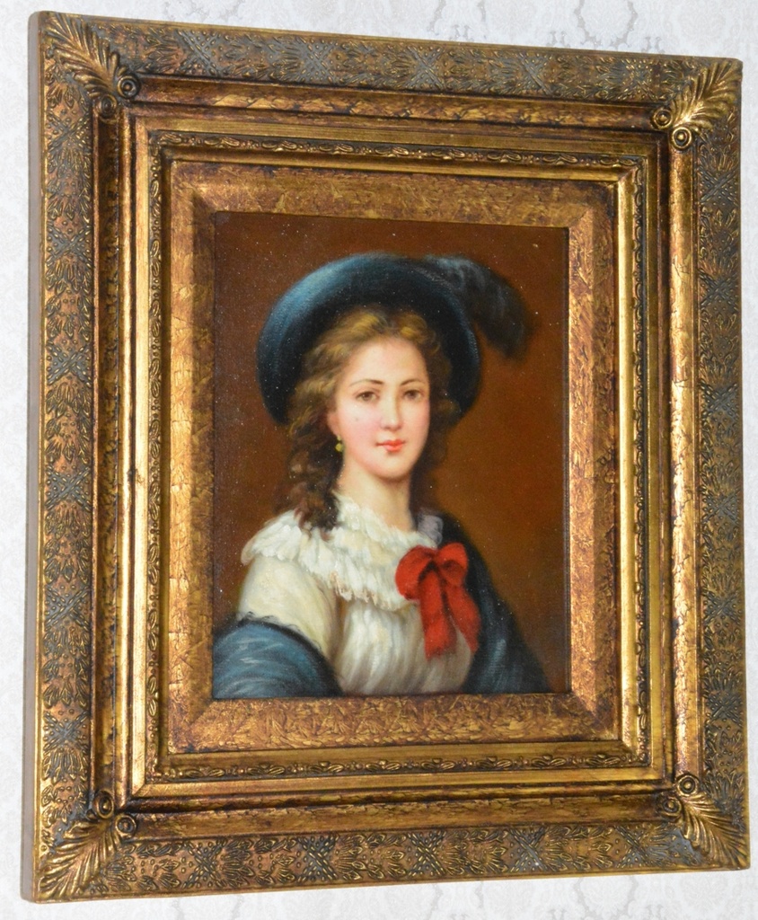 Obraz - Dáma - olej na plátně