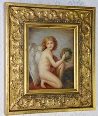 Obraz - Amorek - olej na desce