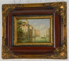 Obraz - Benátky - olej na desce