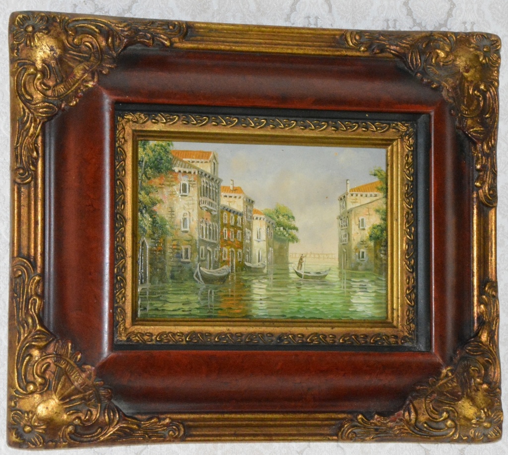 Obraz - Benátky - olej na desce