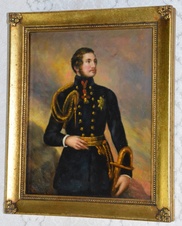 Obraz - Generál - olej na desce