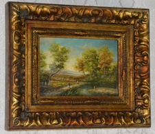 Obraz - Romantika - olej na desce