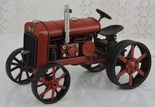 Retro kovový model - Traktor