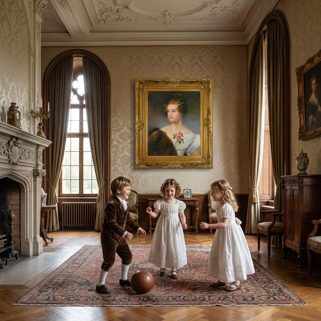 Obraz - Dáma - olej na plátně 