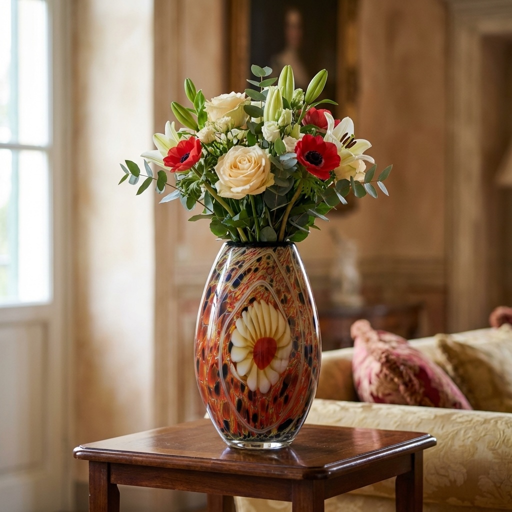 Skleněná váza - Murano - krásná