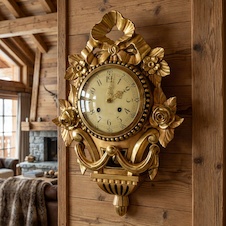 Starožitné kartelové hodiny Westerstrand