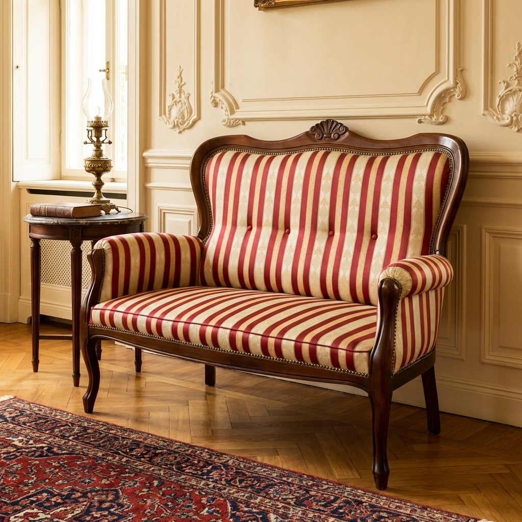 	Řezbované sofa - masiv - po renovaci