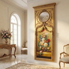 Zámecký obraz - Zátiší se zrcadlem