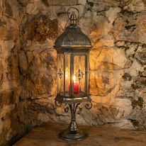 Retro kovová lucerna