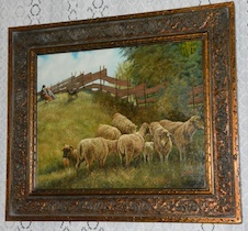 Obraz - Na pastvě - olej na plátně