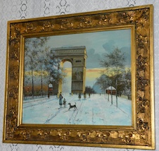 Obraz - Paris - olej na plátně